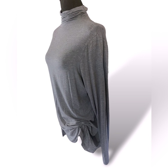 New Halogen Turtleneck Long Sleeve Top Stretchy, Neutral Size 1X, Heathe… - Picture 8 of 10